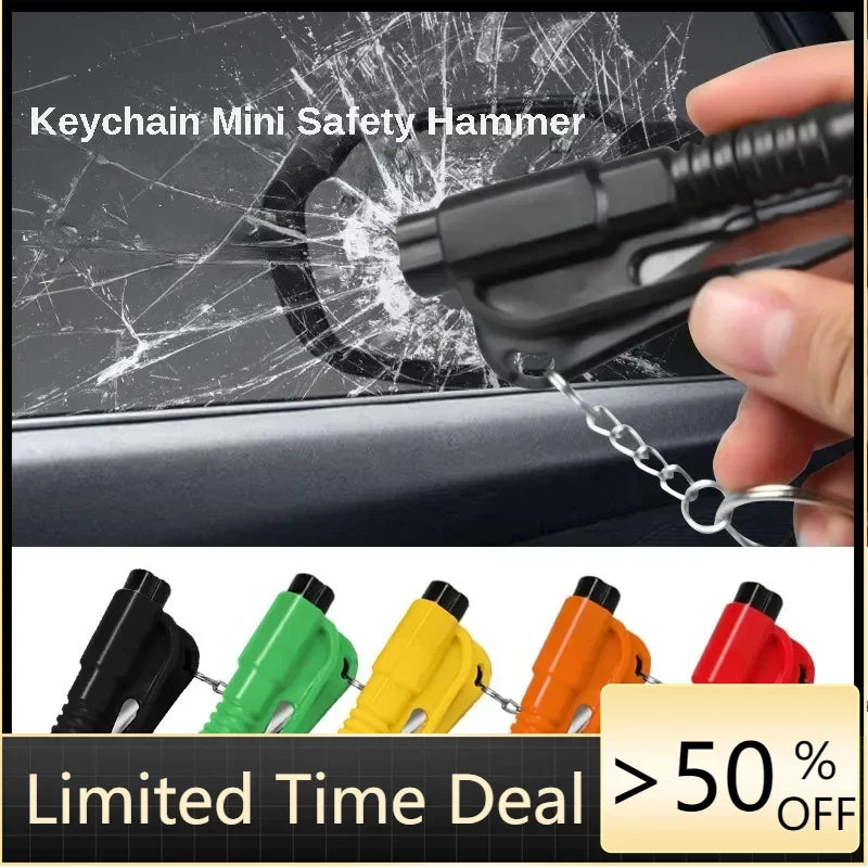 2-in-1 Window Breaker Seatbelt Cutter