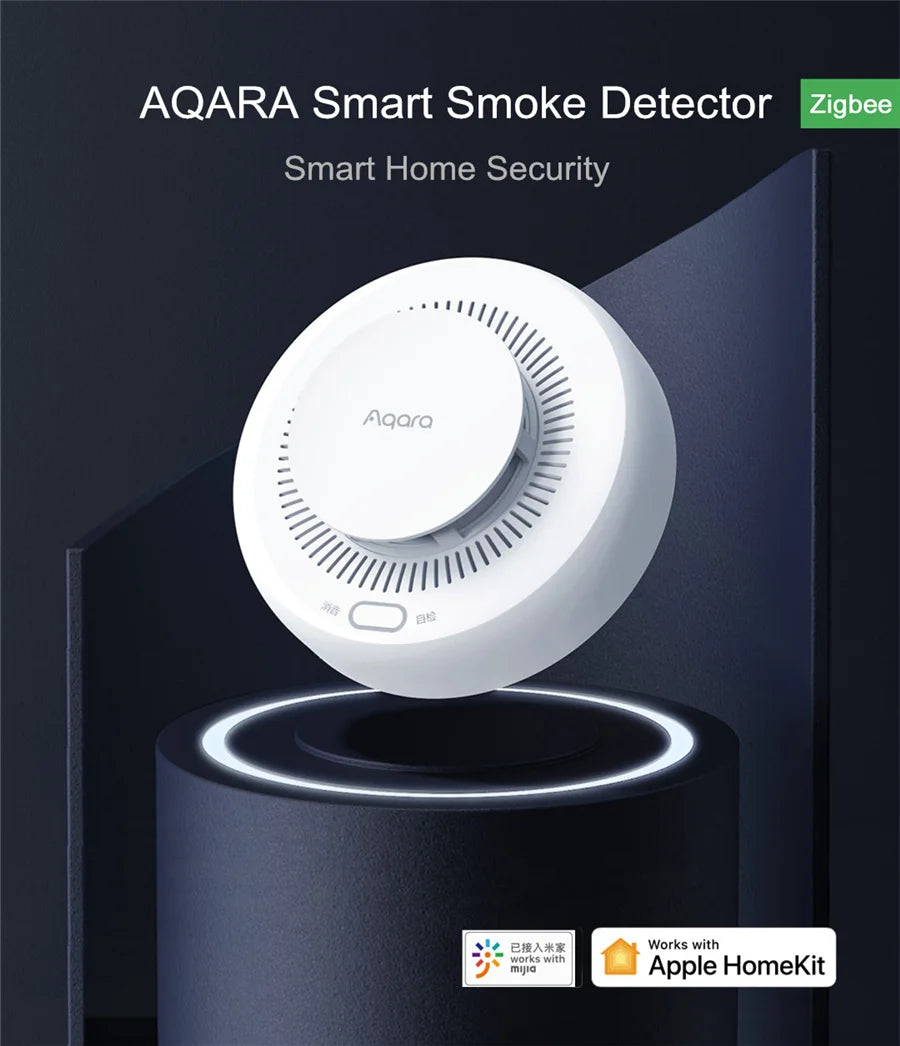 Smart Smoke Detector Fire Alarm Monitor