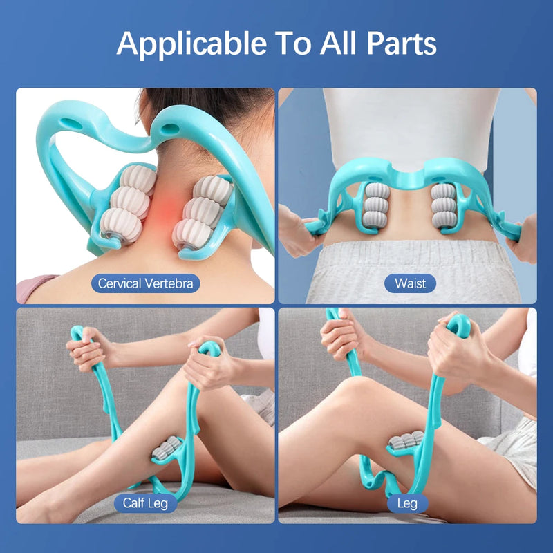 Six-wheel Neck Massager Roller
