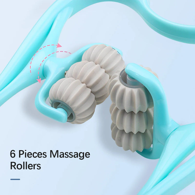 Six-wheel Neck Massager Roller