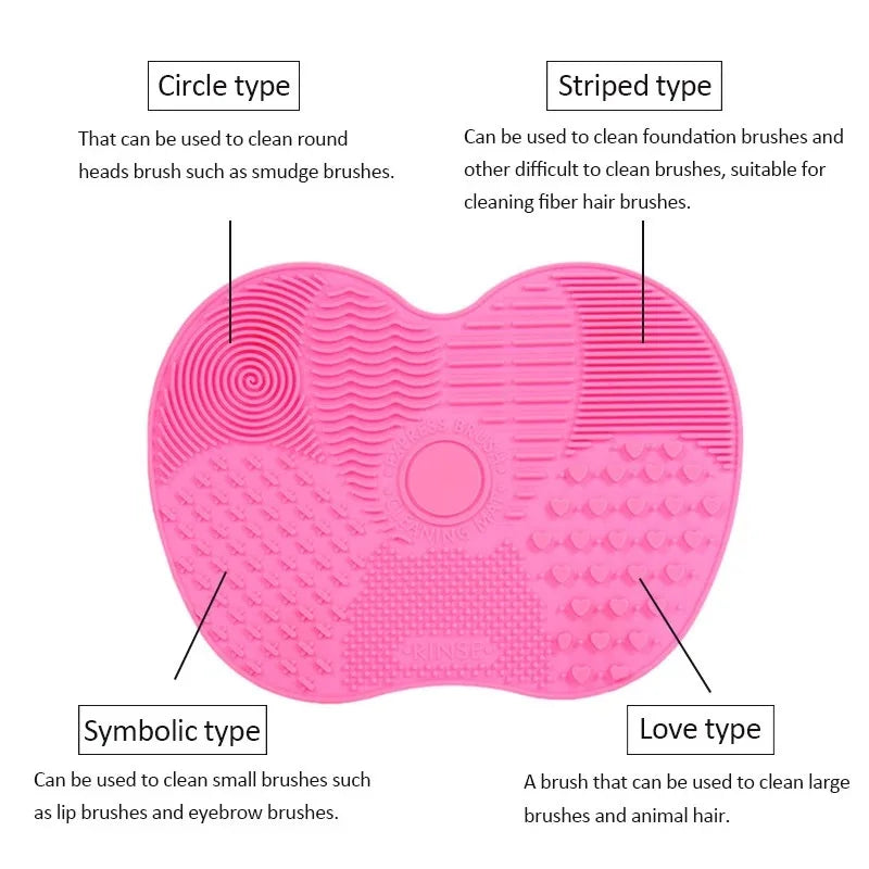 Silicone Cosmetic Brush Cleaning Pad