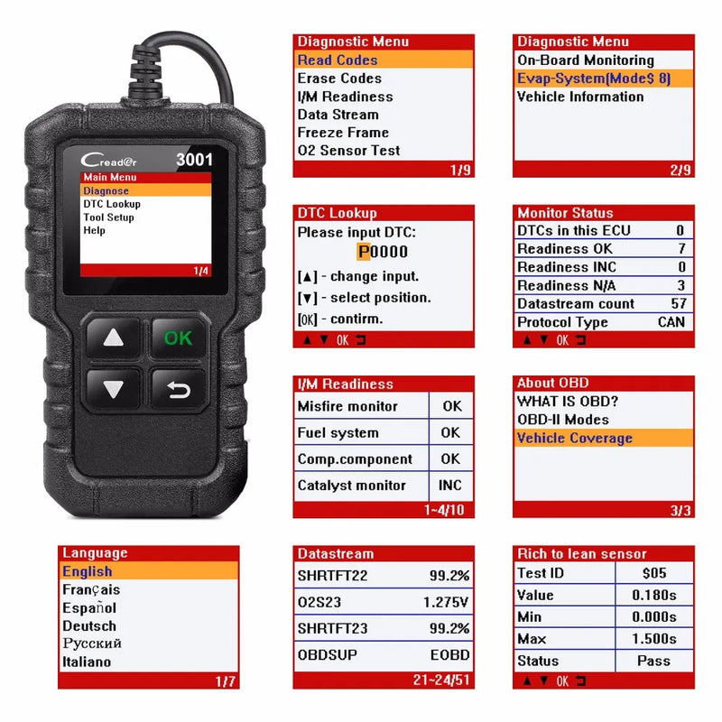 Reader Diagnostic Scan Tool