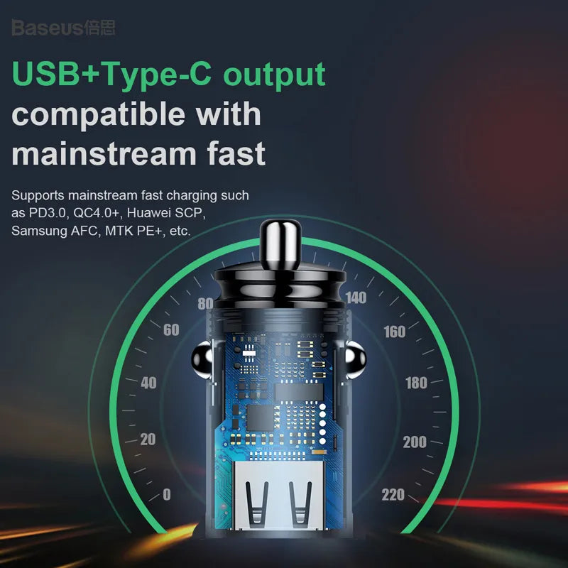 30W USB Car Quick Charger