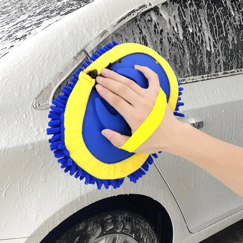 Long Handle Mop Car Foam Washer Kit Clean Brush