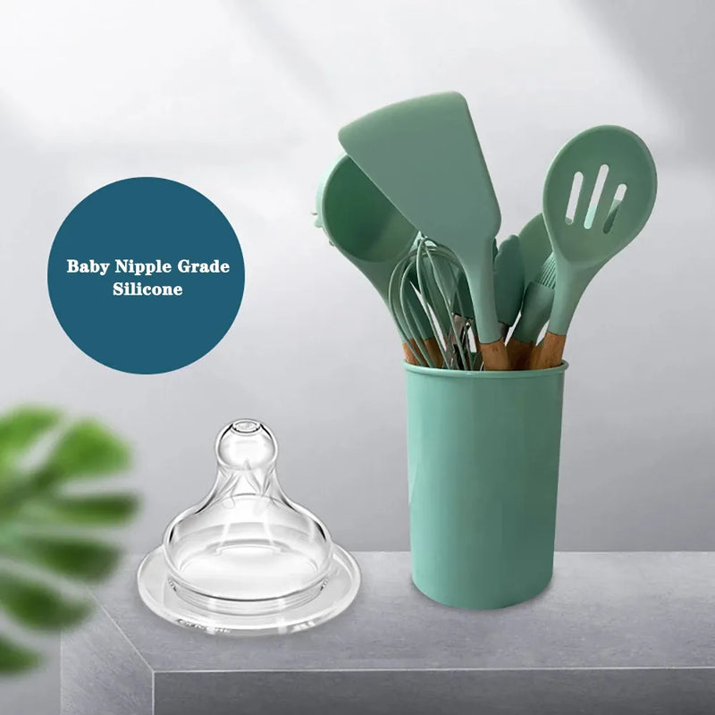 Silicone Kitchenware Cooking Utensils Set