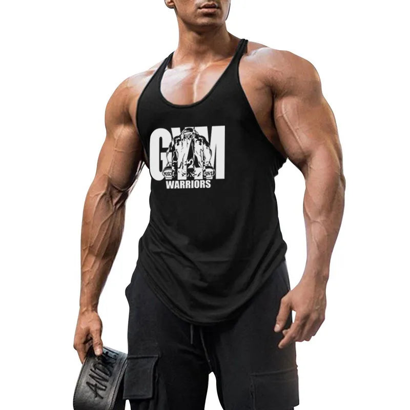 Men Cotton Bodybuilding Shirt