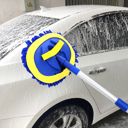 Long Handle Mop Car Foam Washer Kit Clean Brush