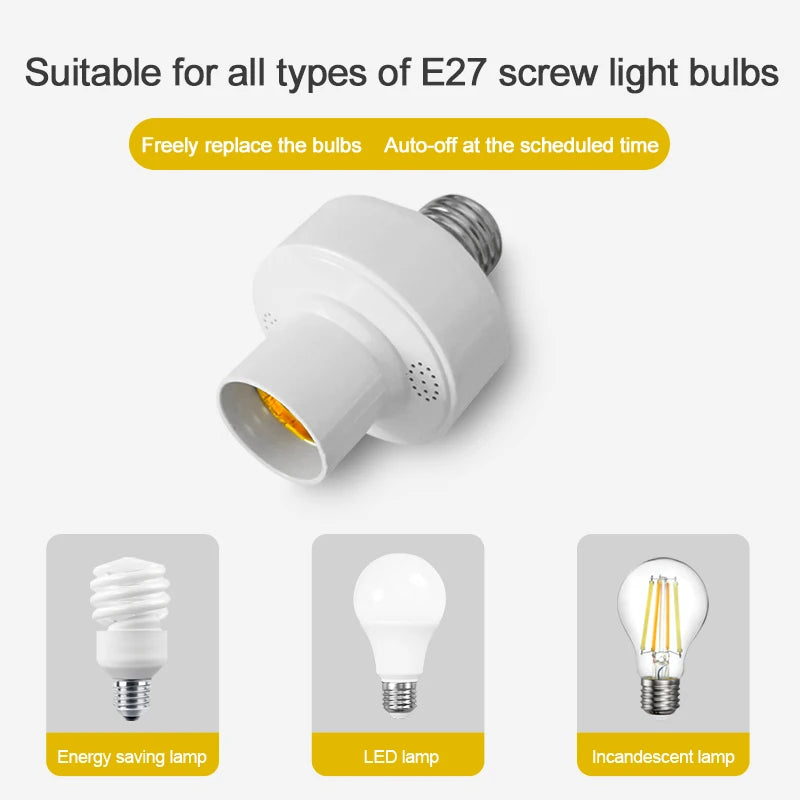Smart Light Socket Bulbs Adapter