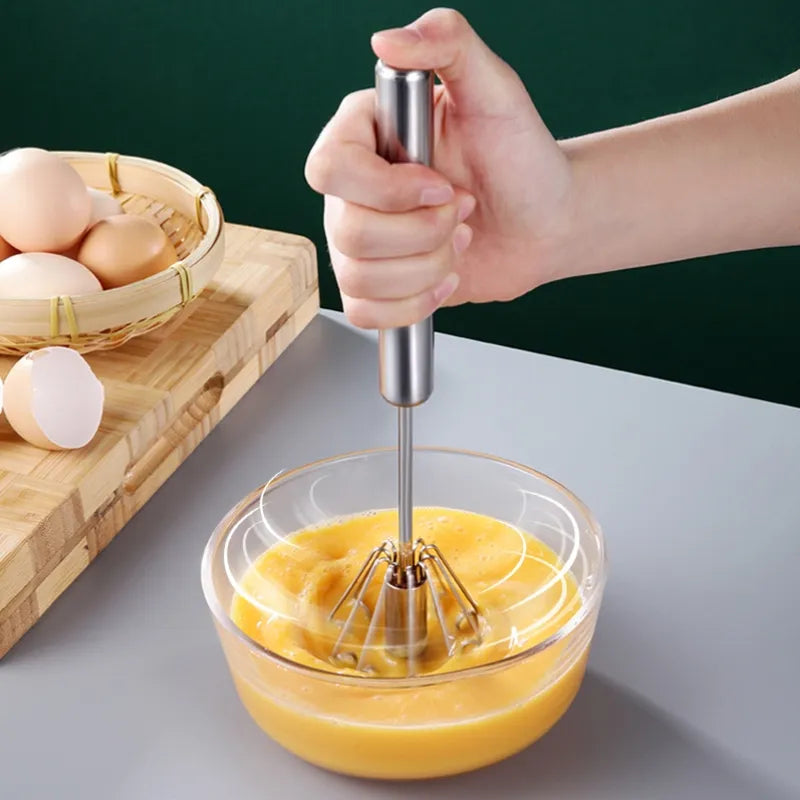 Stainless Steel Hand Pressure Egg Mixer