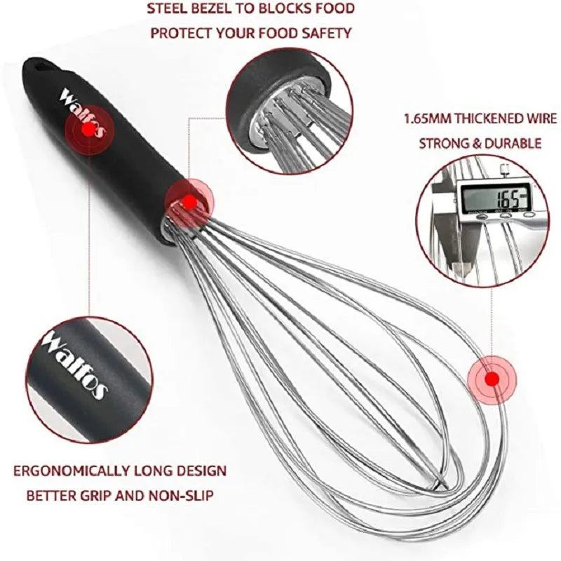 Stainless Steel Wire Whisk Manual Egg Blender