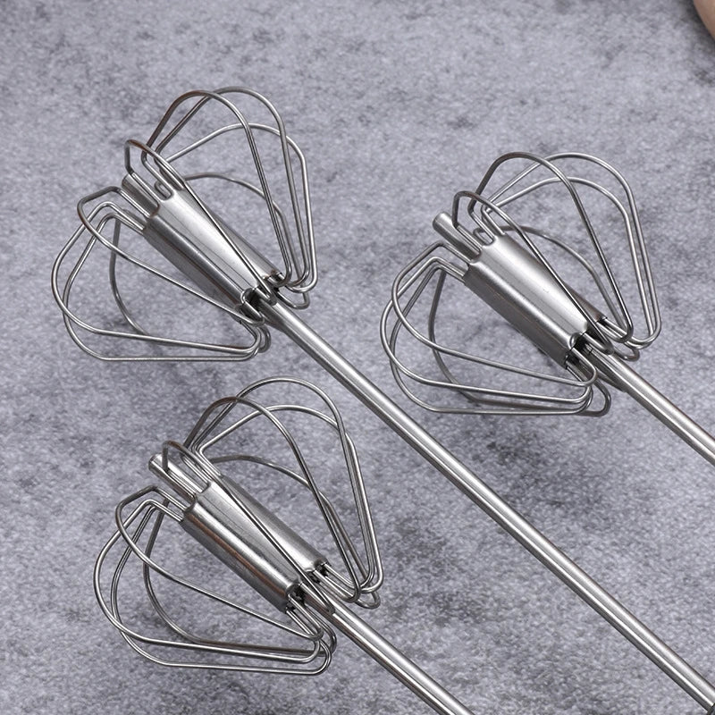 Stainless Steel Hand Pressure Egg Mixer