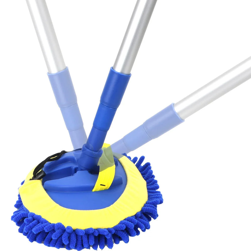 Long Handle Mop Car Foam Washer Kit Clean Brush