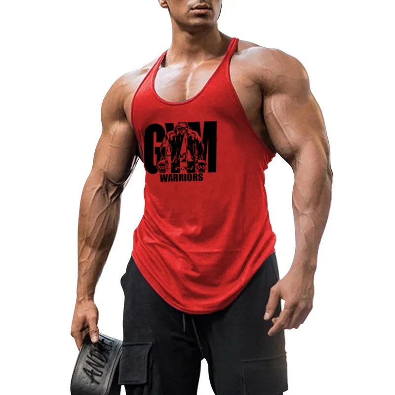 Men Cotton Bodybuilding Shirt