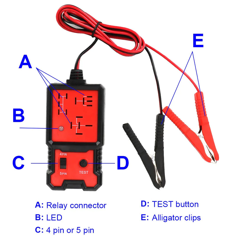 LED Indicator Light Car Battery Checker