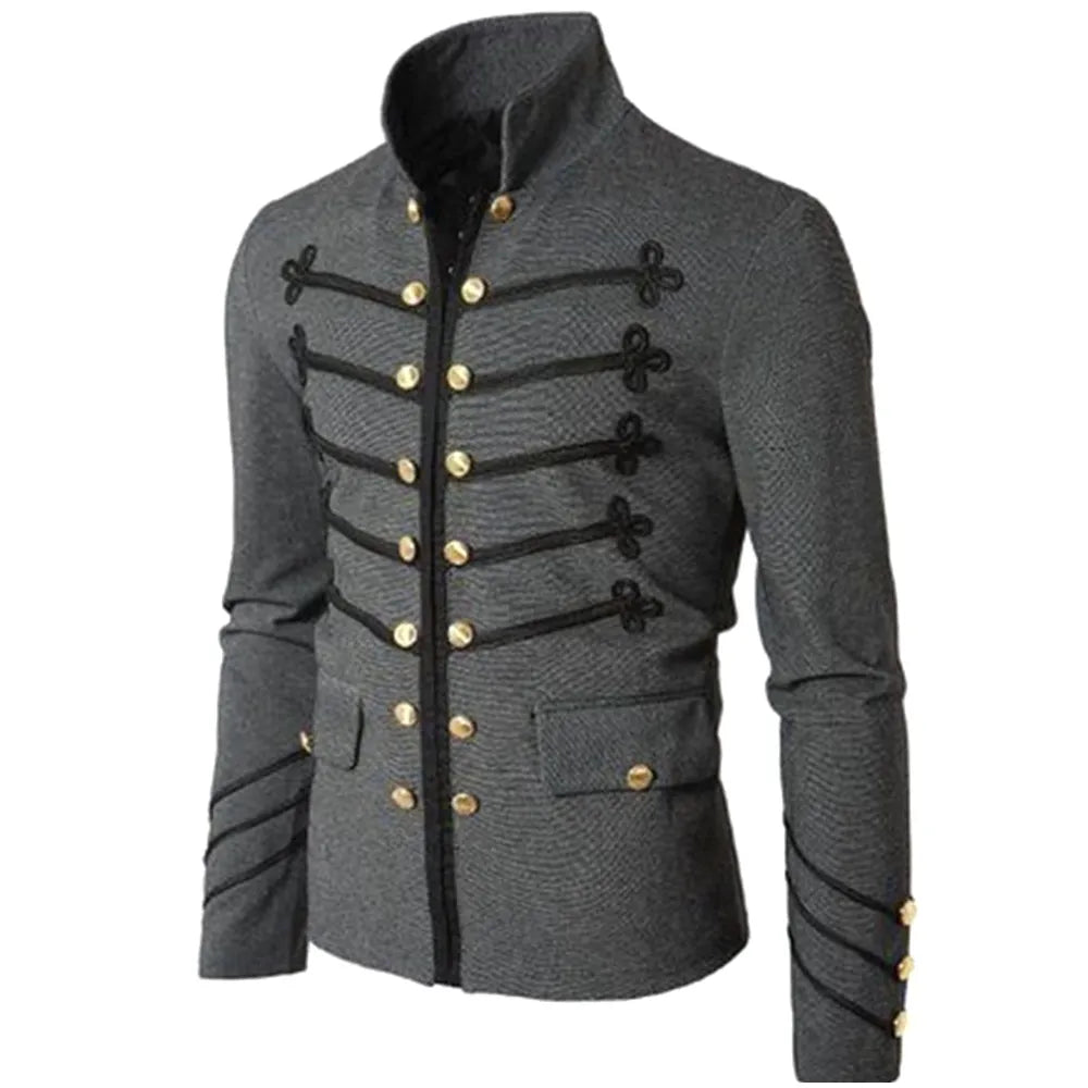 Men Gothic Military Jackets