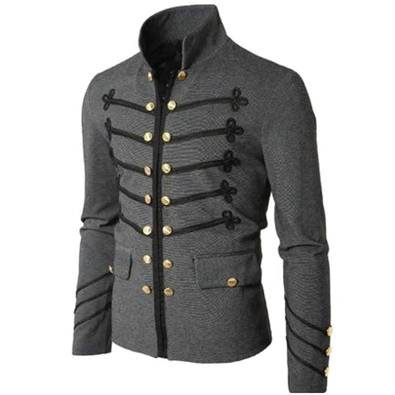 Men Gothic Military Jackets
