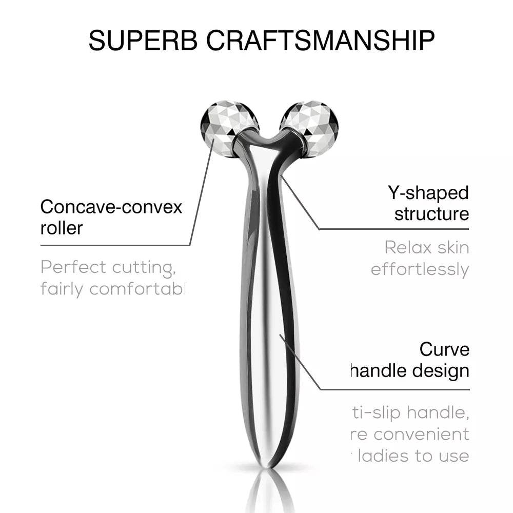 Y Shape 360 Rotate 3D Roller Massager