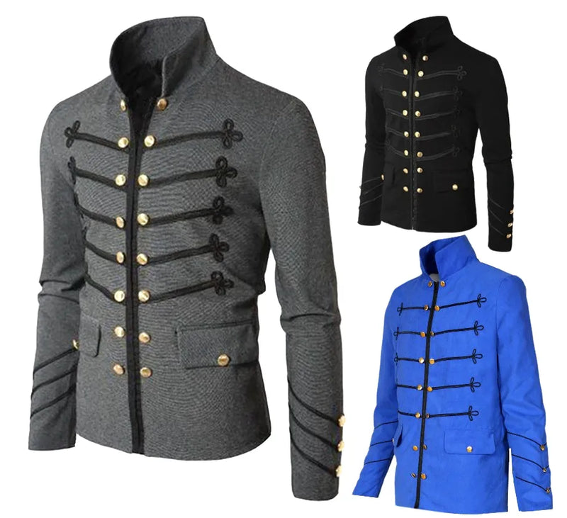 Men Gothic Military Jackets