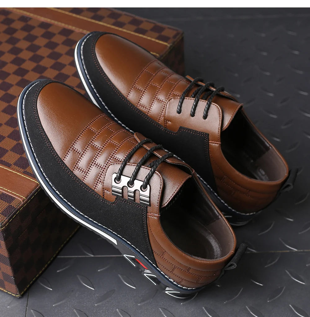Breathable Business Lace-Up Men Shoes