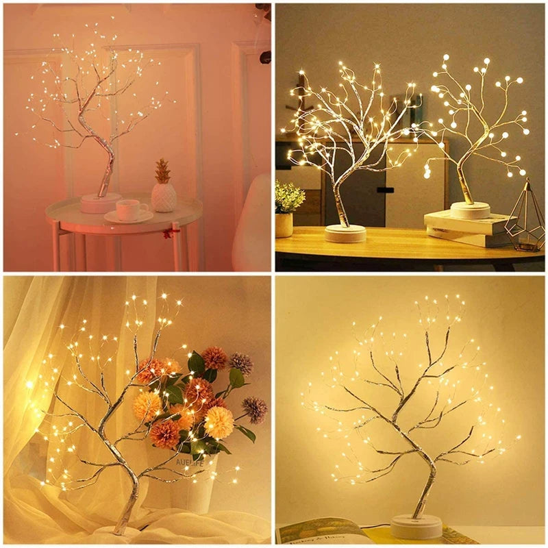 LED Night Light Mini Christmas Tree Lamp