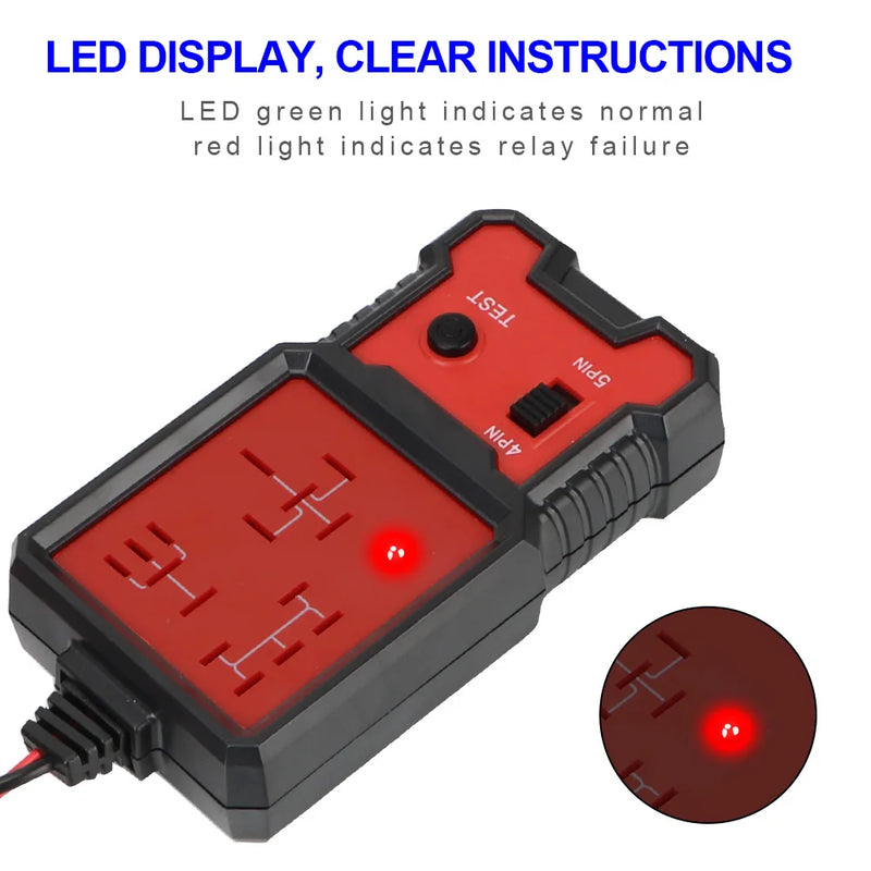 LED Indicator Light Car Battery Checker