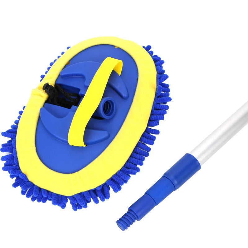 Long Handle Mop Car Foam Washer Kit Clean Brush