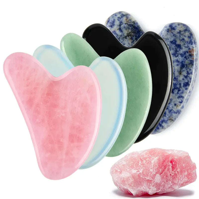 Quartz Facial Gua Sha Neck Massager