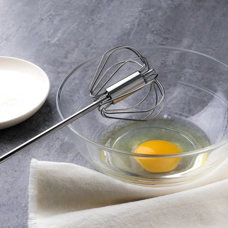 Stainless Steel Hand Pressure Egg Mixer