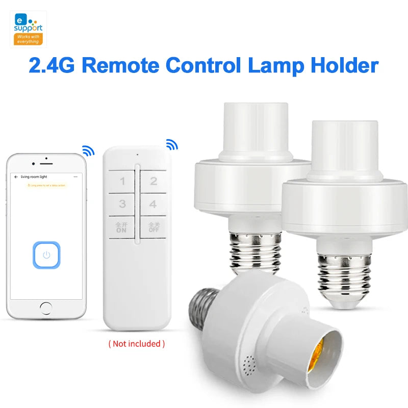 Smart Light Socket Bulbs Adapter