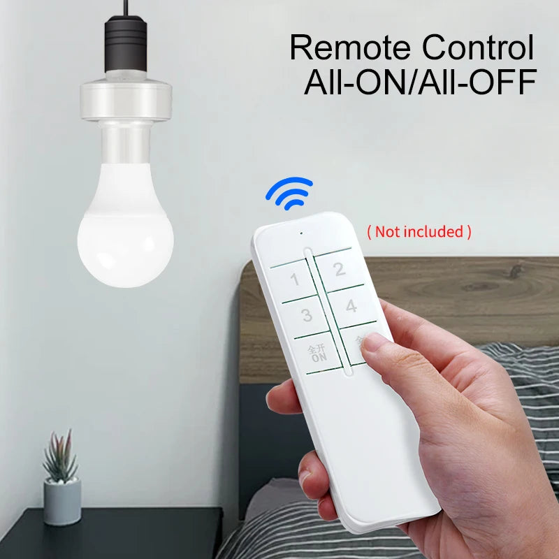 Smart Light Socket Bulbs Adapter