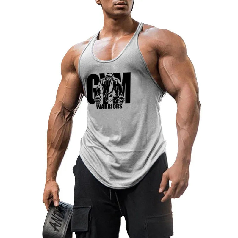 Men Cotton Bodybuilding Shirt