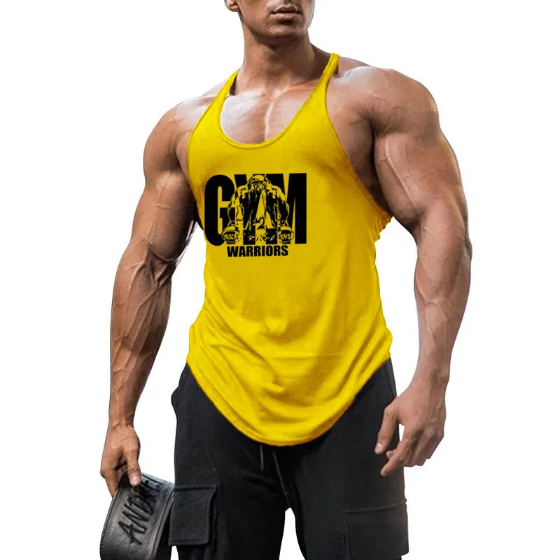 Men Cotton Bodybuilding Shirt