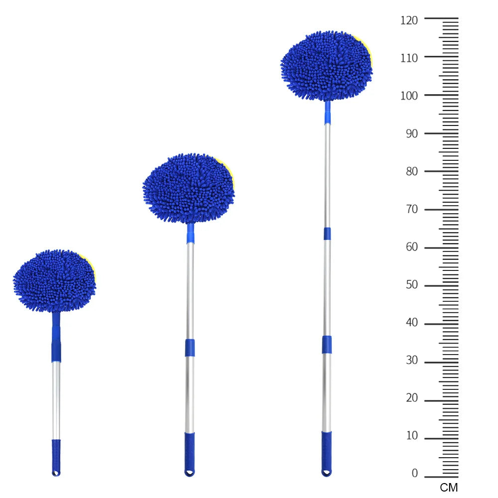 Long Handle Mop Car Foam Washer Kit Clean Brush