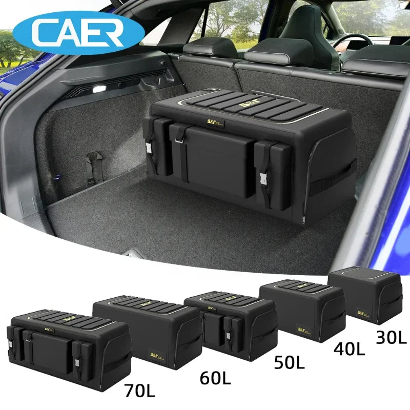 70L Car Trunk Organizer Storage Box