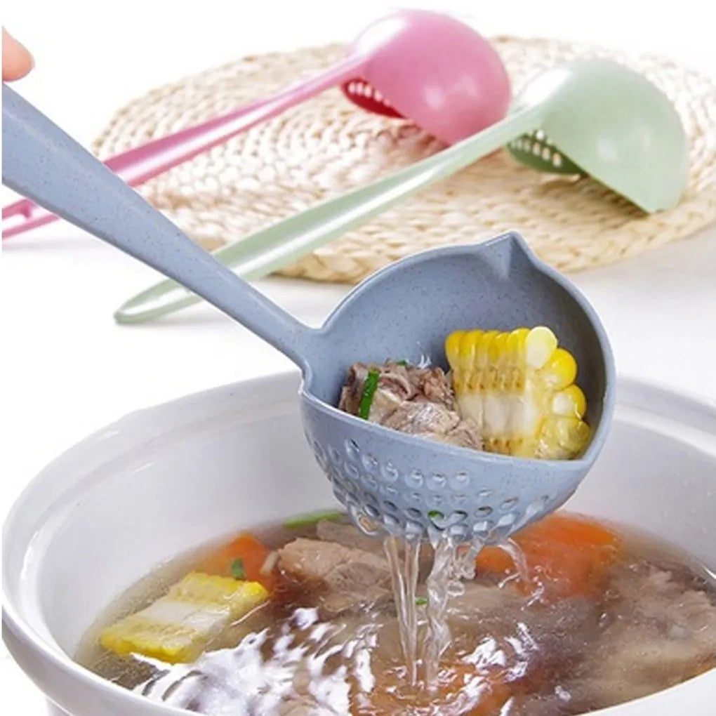 Soup Spoon Long Handle Kitchen Strainer