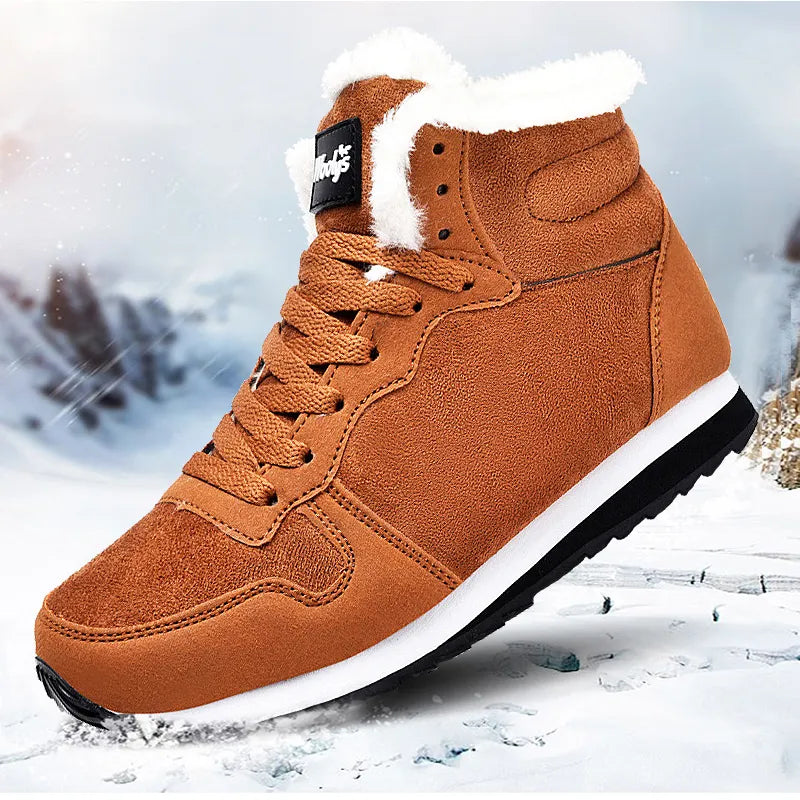 Men Lightweight Hight Top Leather Shoes