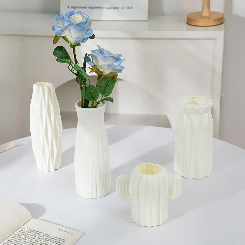 Nordic Plastic Flower Vase