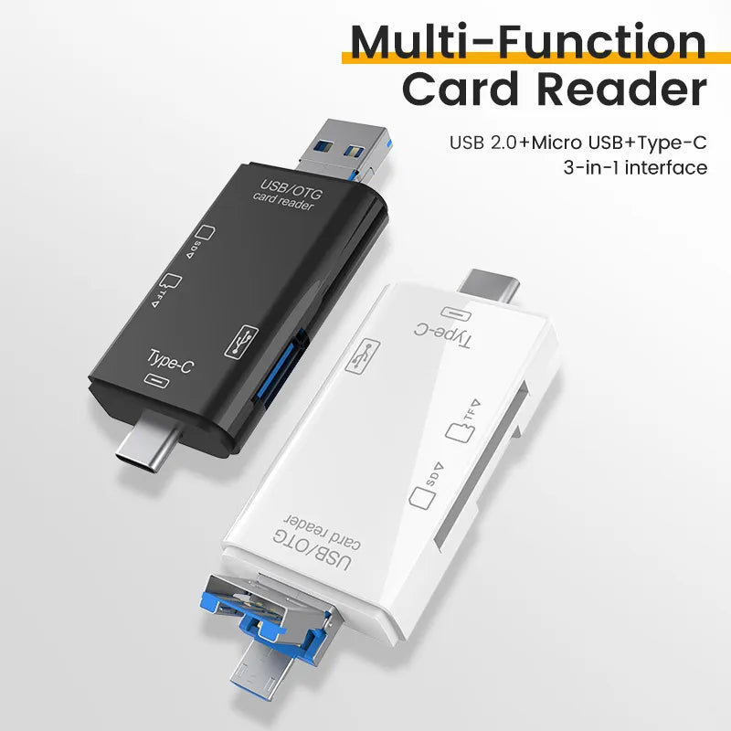 6 in 1 OTG Multifunction Type C Micro USB Card