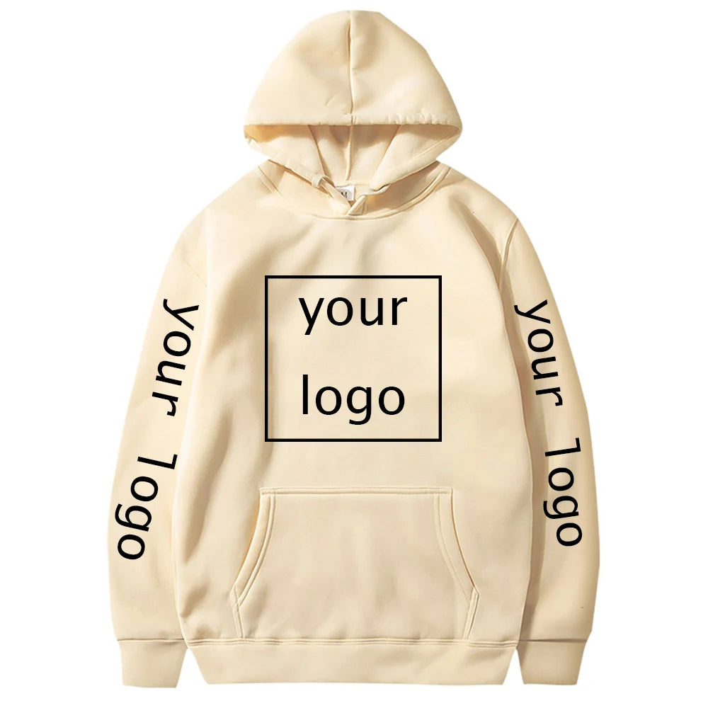 Personalized Custom Men Text DIY Hoodies