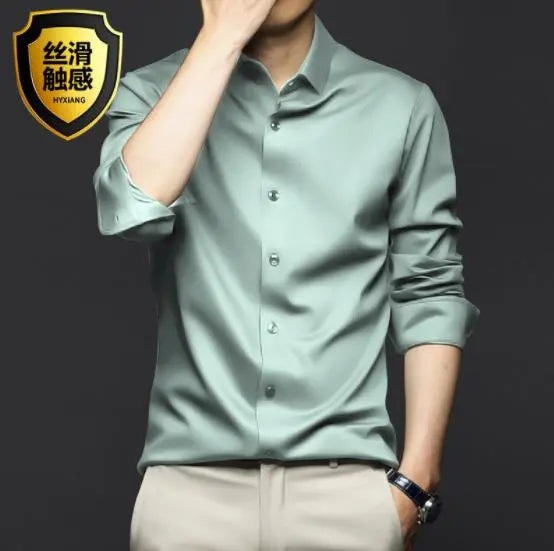 Luxurious Men's Long Sleeve Shirt