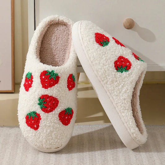 Women Cute Fluffy Soft Bedroom Ladies Shoes
