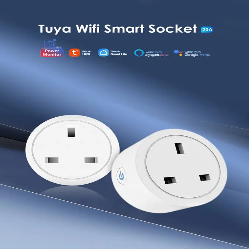 Voice Control WIFI Smart Socket With Power Monitor