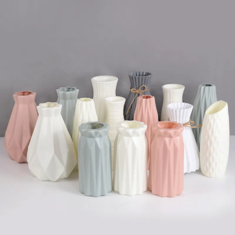 Ceramic Plastic Flower Vase