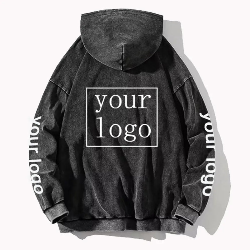 Personalized Custom Men Text DIY Hoodies