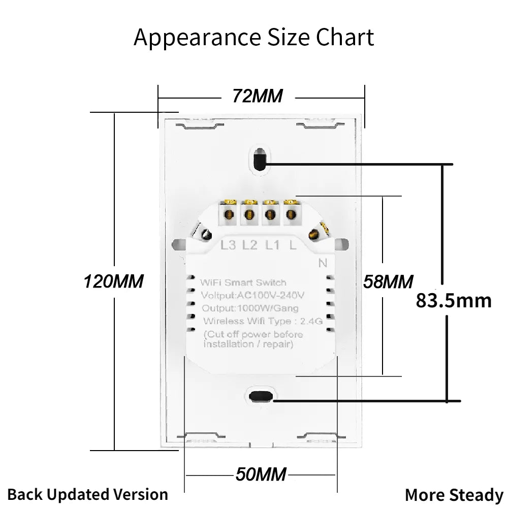 Voice Control Wireless Wall Switches