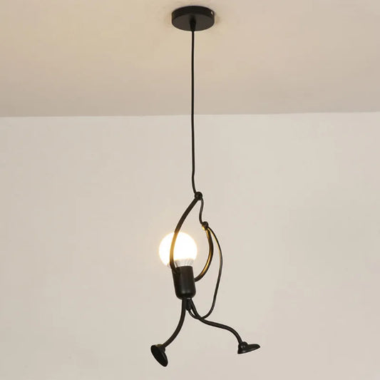 Man Modern Arts Chandelier LED Ceiling Lamp