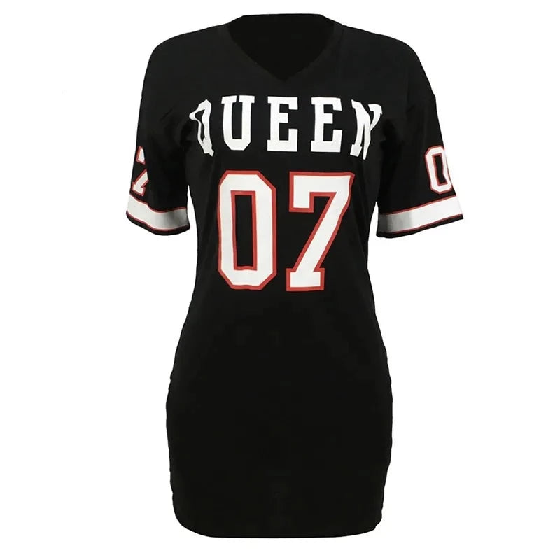 Queen Printed Long T Shirt For Women