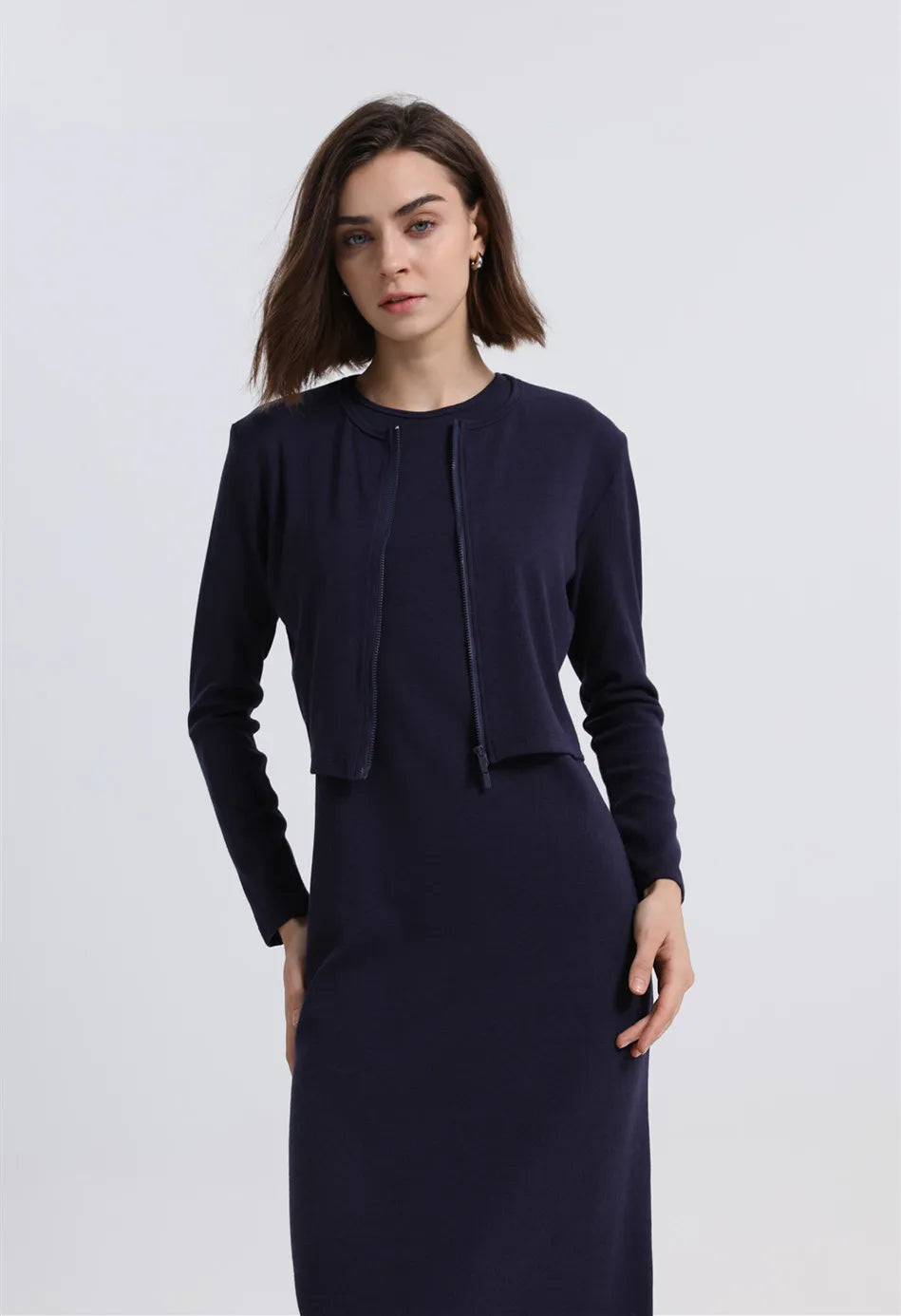 woman Ankle Maxi Length long dress