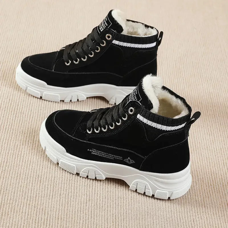 Winter Female Slip On Flat Casual Shoes