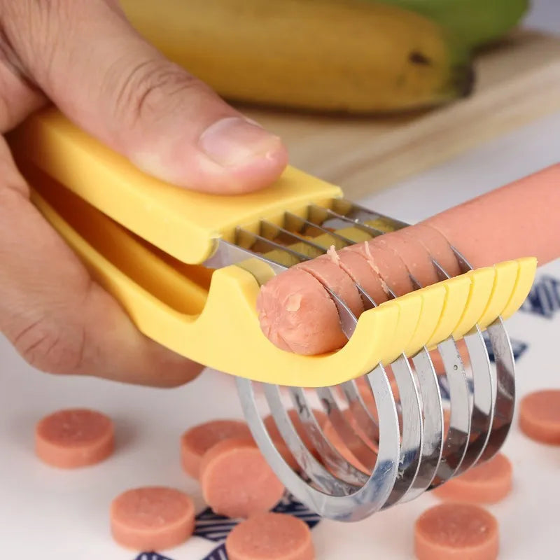 Slicer Stainless Steel Banana & Salad Cutter